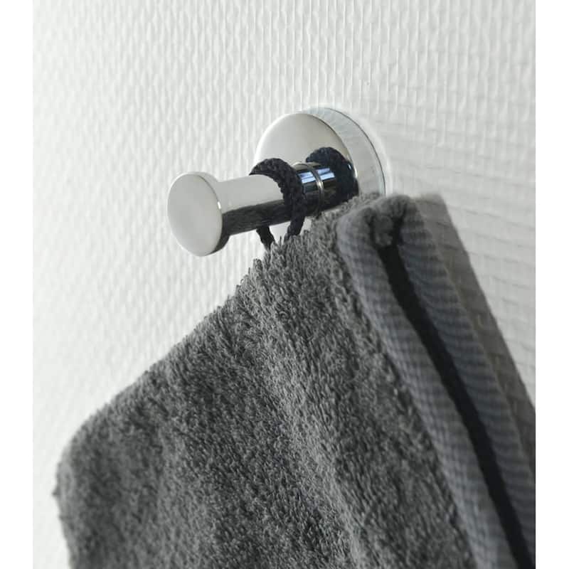 Wall Mount Towel Hook, Single Robe Hook, Polished Stainless Steel - 2H X 1.10W x1.10L