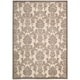preview thumbnail 29 of 45, Nourison Graphic Illusions Traditional Vintage Hi Low Damask Area Rug 5'3" x 7'5" - Ivory/Latte - Rectangle