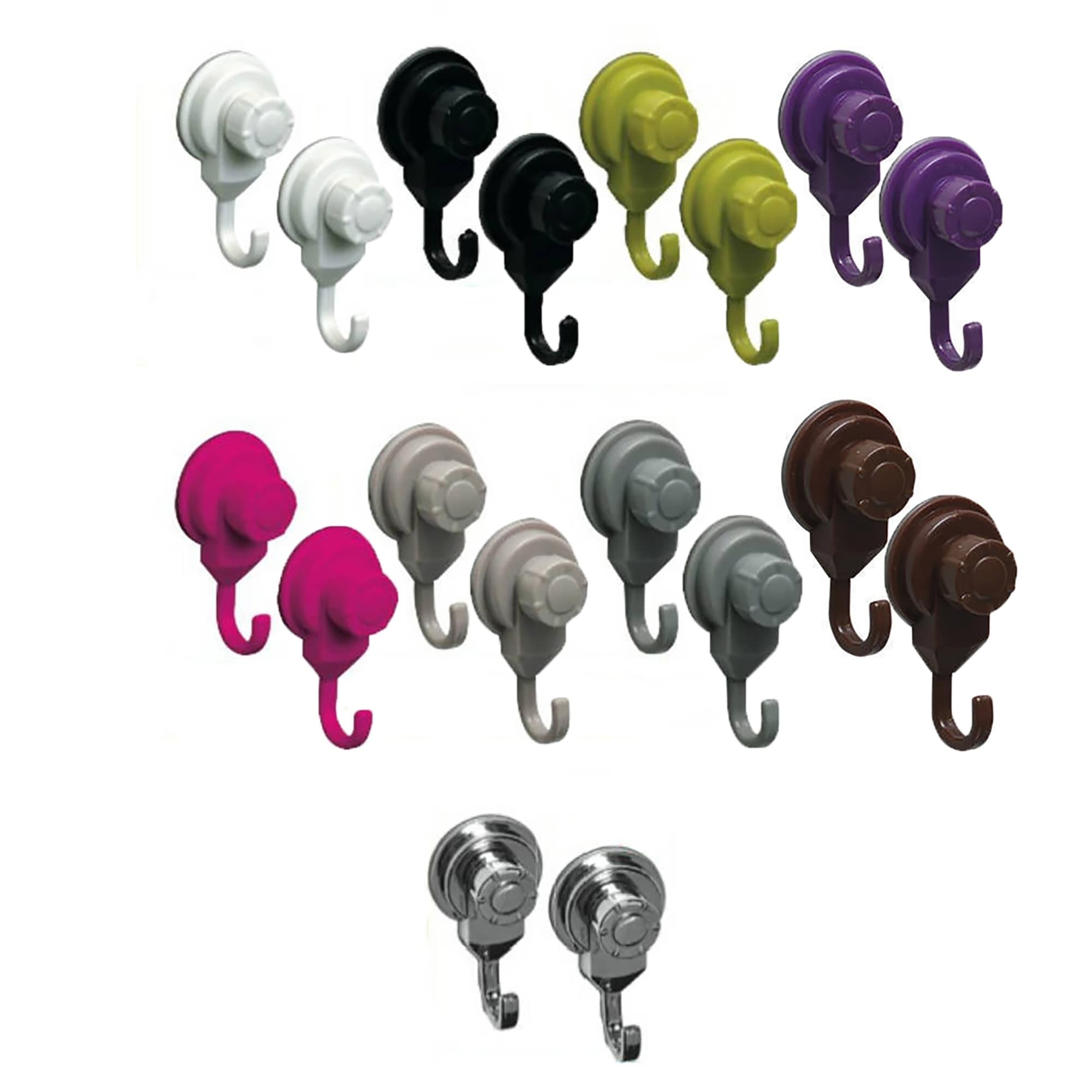 Quntis Suction Cup Hooks 4 Pack Heavy Duty Bathroom Shower Vacuum Home Kitchen Wall Door Suction Hooks Hanger for Towel Loofah Sponge Robe Cloth Wreath Key Bags Clear 
