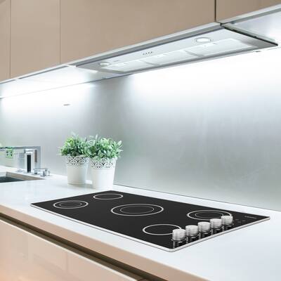 Ancona Inserta Plus 36 in. Built-In Range Hood in Stainless Steel