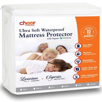 Cheer Collection Tencel Air Flow Waterproof Mattress Protector