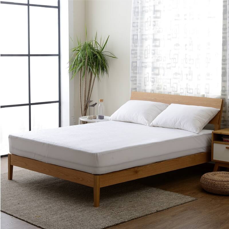 Cheer Collection Knitted Fabric Waterproof Mattress Protector