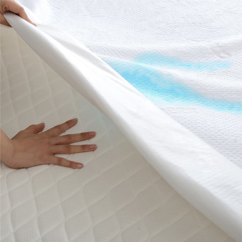 Cheer Collection Knitted Fabric Waterproof Mattress Protector