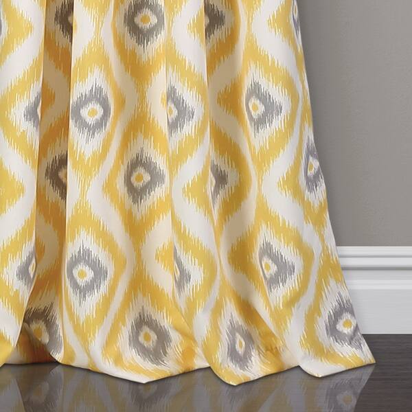 Shop Lush Decor Diamond Ikat Room Darkening Window Curtain Panel