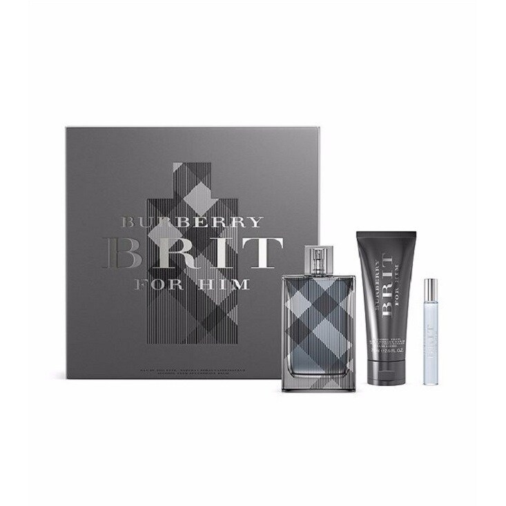burberry brit for him gift set