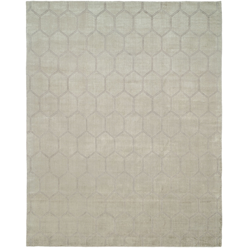 Pearl Grey Handmade Area Rug