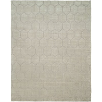 Pearl Grey Handmade Area Rug