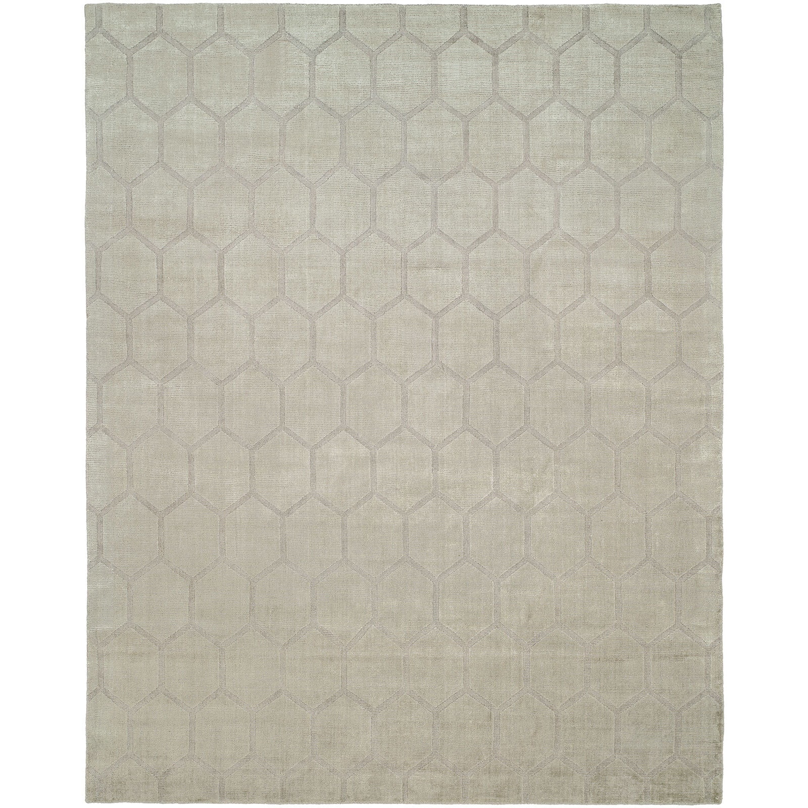KALATY Pearl Grey Handmade Area Rug