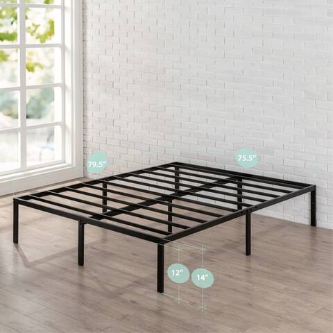 King Size Black Beds Online At Our Best Bedroom Priage By Zinus 14 Inch Clic Metal Platform Bed Frame