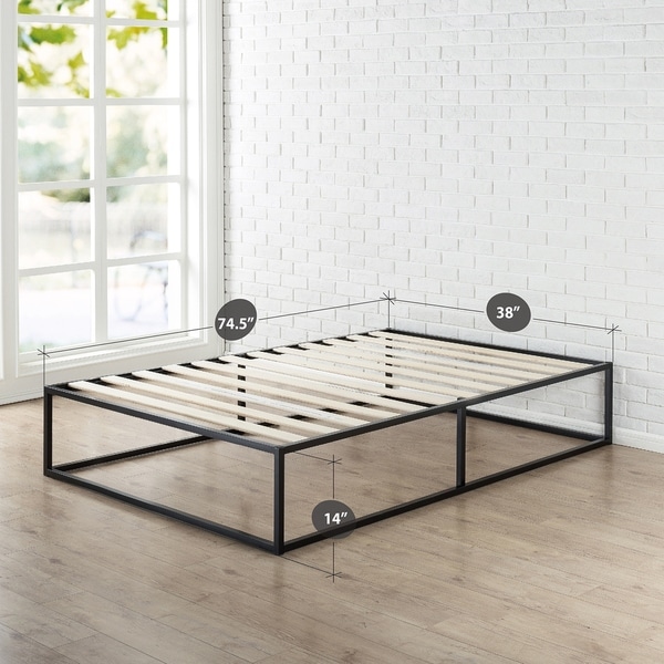 Zinus 14 inch metal deals platform bed frame