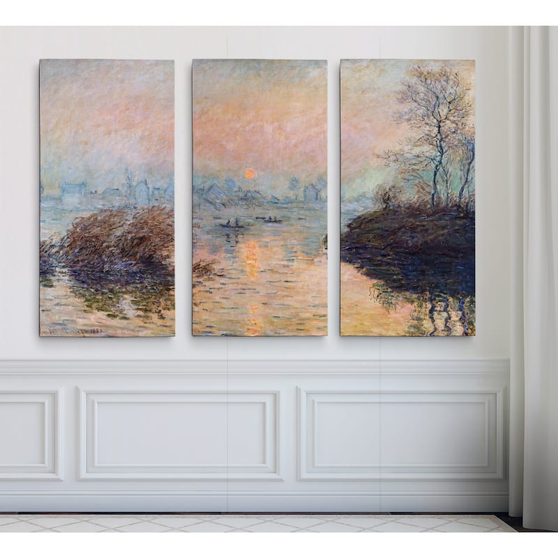 Sunset-on-the-Seine -Claude Monet