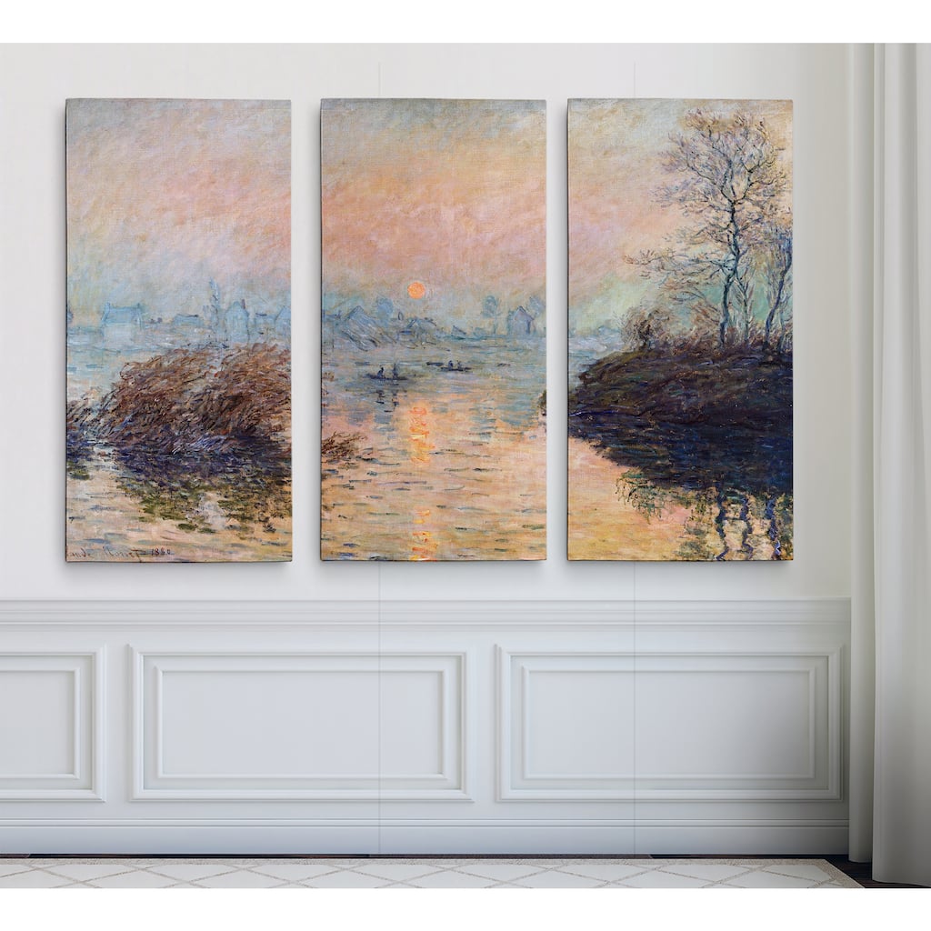 Sunset-on-the-Seine -Claude Monet