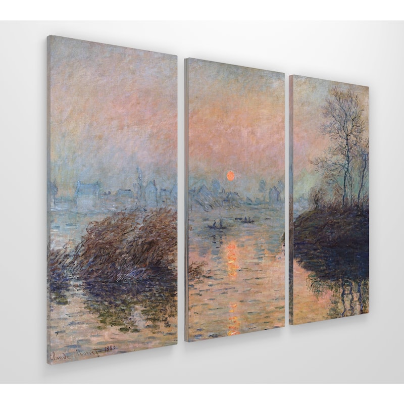 Sunset-on-the-Seine -Claude Monet
