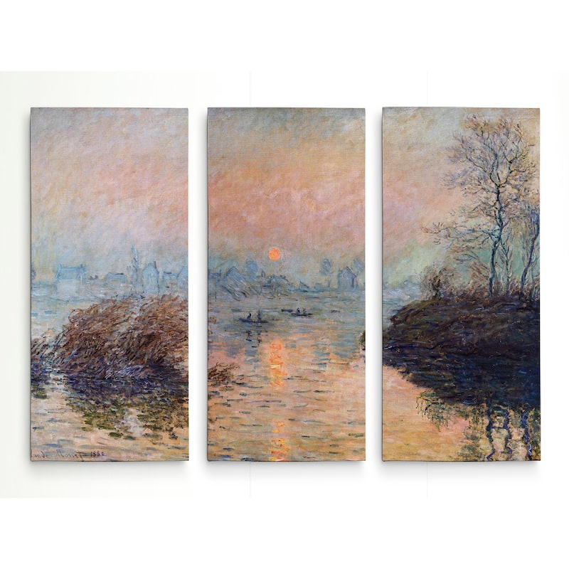 Sunset-on-the-Seine -Claude Monet
