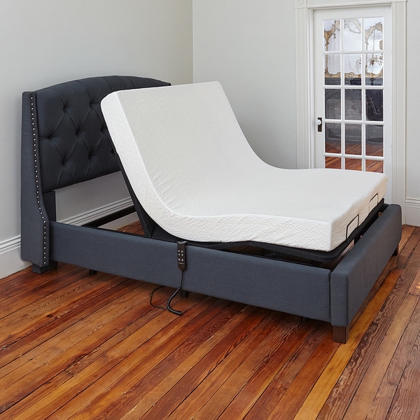 OSleep Adjustable Bed Base with Wired Remote