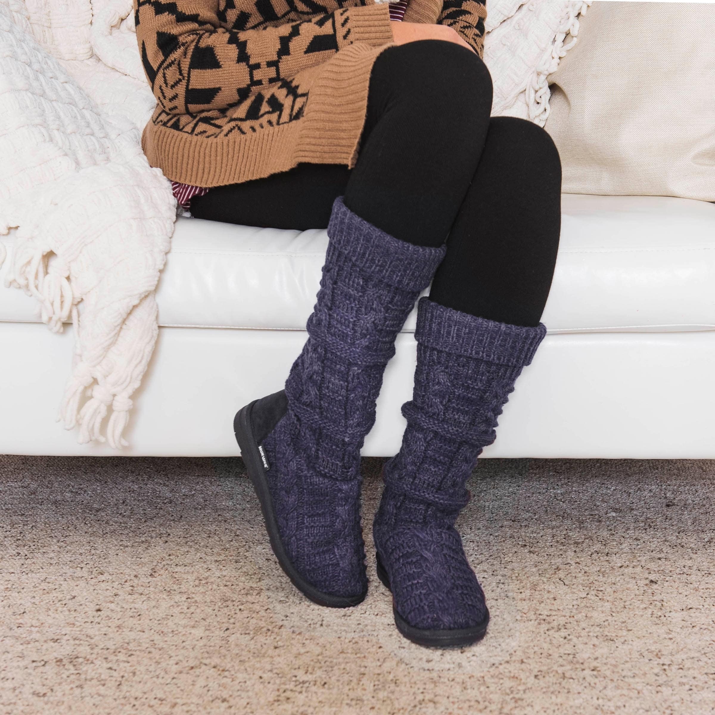 muk luks shelly tall knit boot