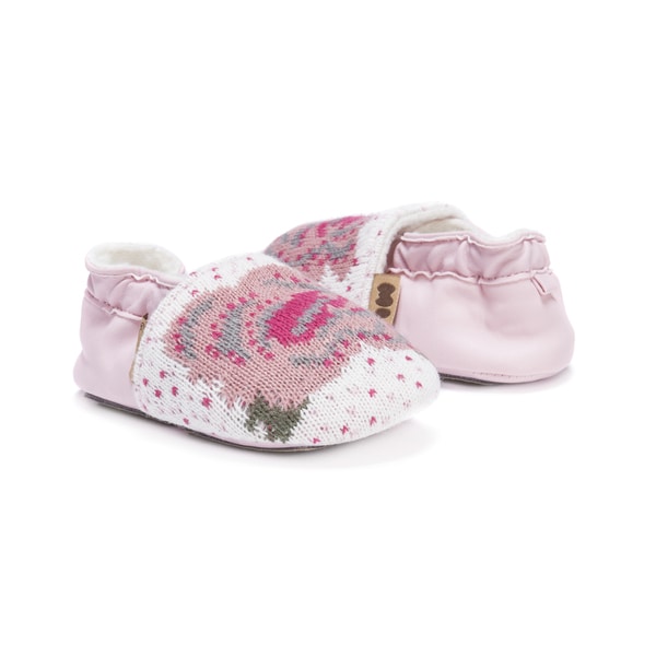 MUK LUKS® Pink Baby Soft Shoes