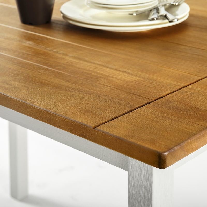Priage by Zinus Farmhouse Wood Dining Table