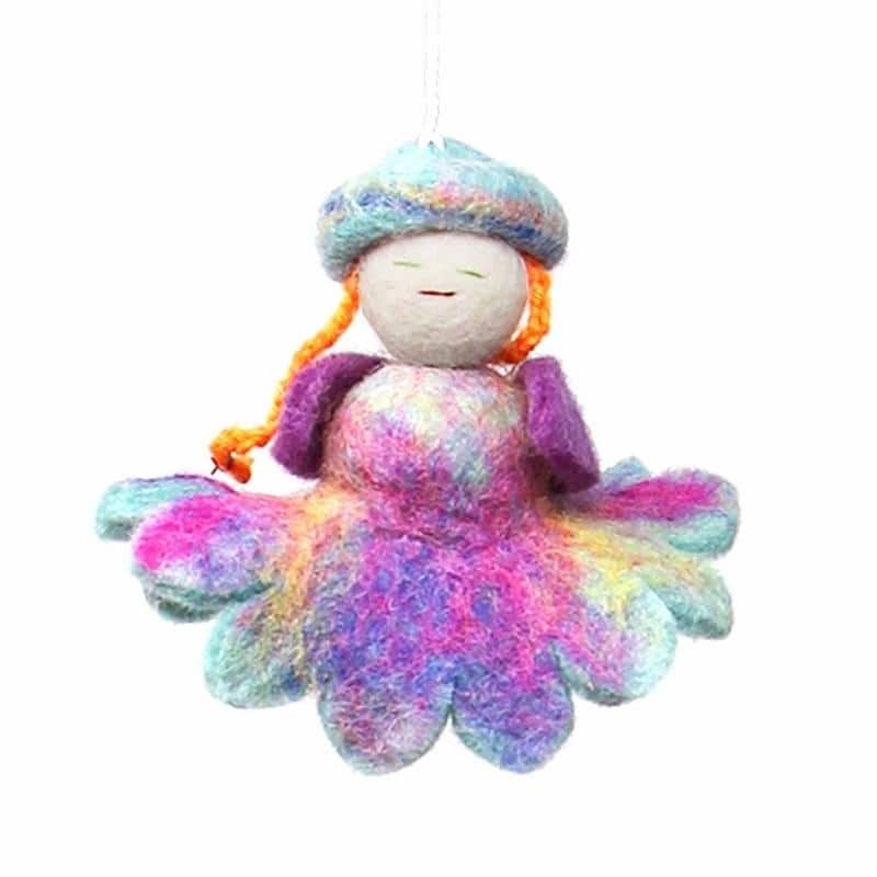 Taylor & Olive Tulip Handmade Felt Flower Fairy Mobile