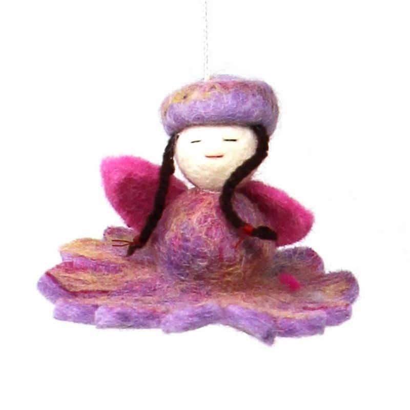 Taylor & Olive Tulip Handmade Felt Flower Fairy Mobile