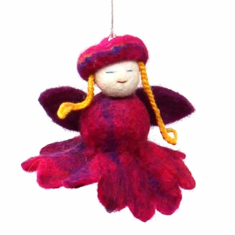 Taylor & Olive Tulip Handmade Felt Flower Fairy Mobile