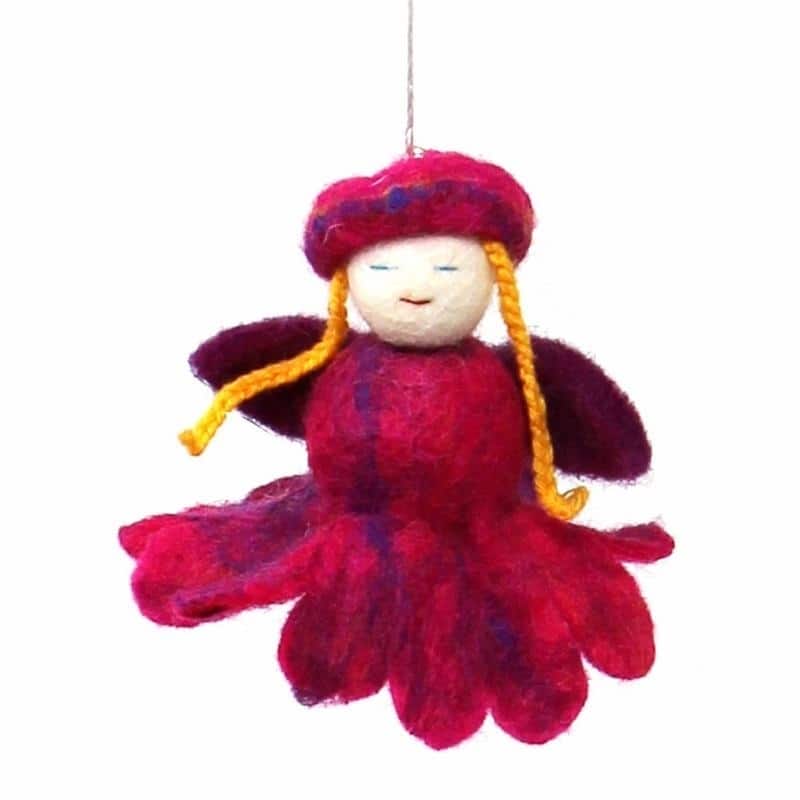 Taylor & Olive Tulip Handmade Felt Flower Fairy Mobile