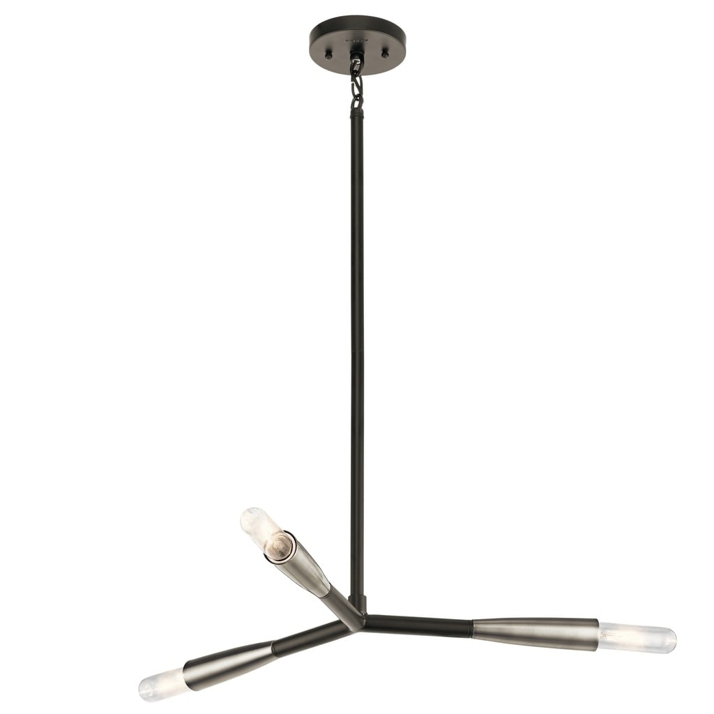 Kichler Lighting Branches Collection 3-light Black Chandelier - Chandeliers For Bedrooms by Overstock.com