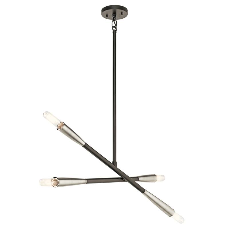 Kichler Lighting Branches Collection 4-light Black Chandelier