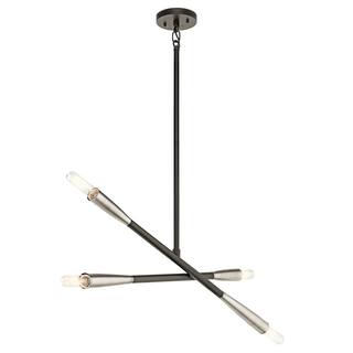 Kichler Lighting Branches Collection 4-light Black Chandelier