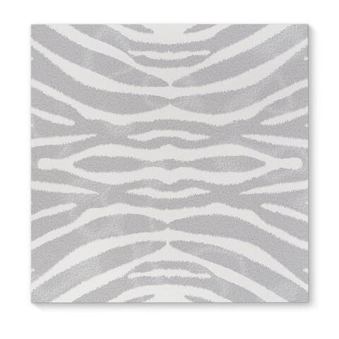 Kavka Designs Safari Grey/Ivory Canvas Art