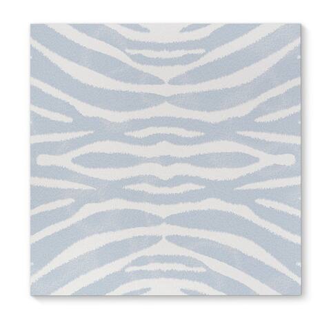 Kavka Designs Safari Blue/Ivory Canvas Art