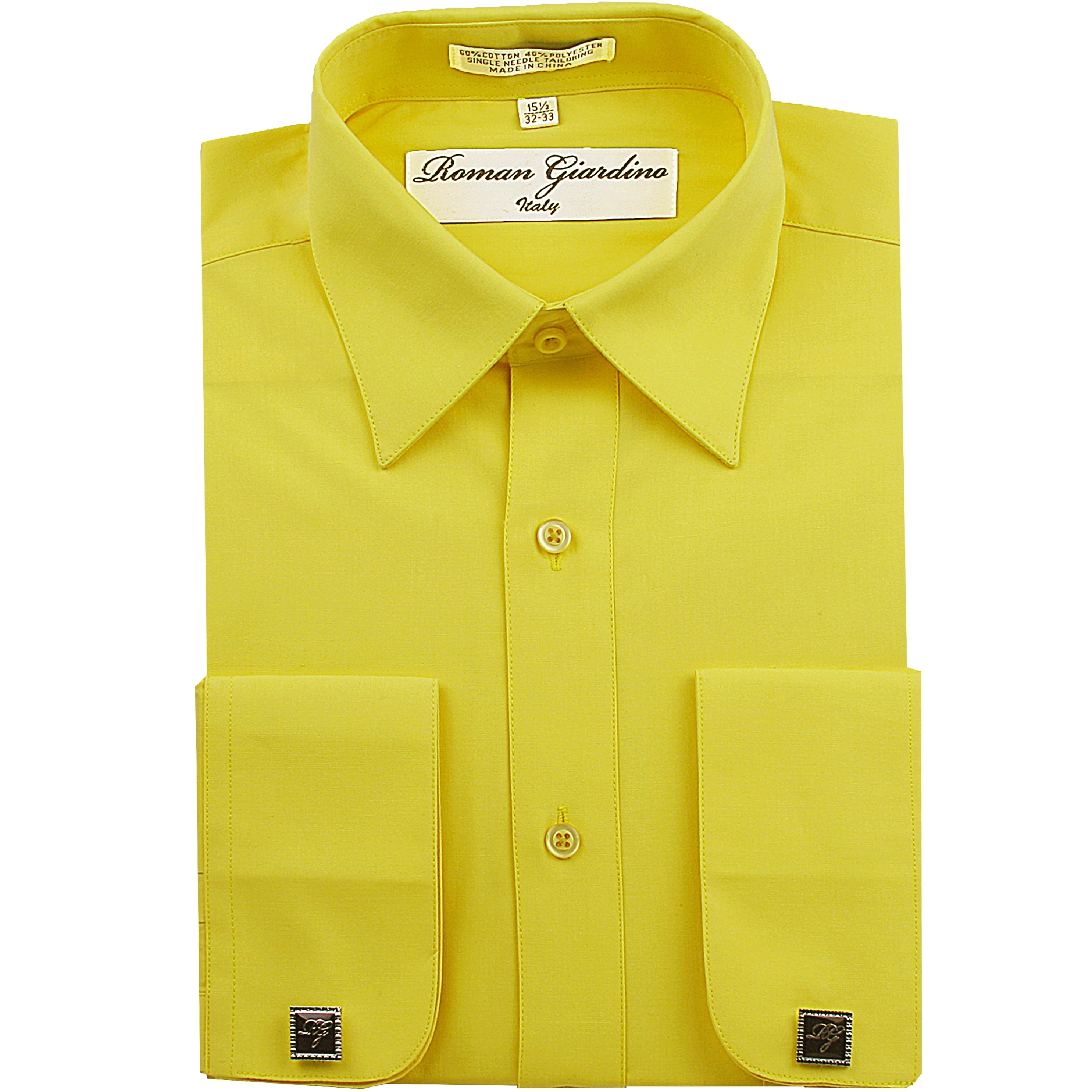 mustard yellow dress shirt