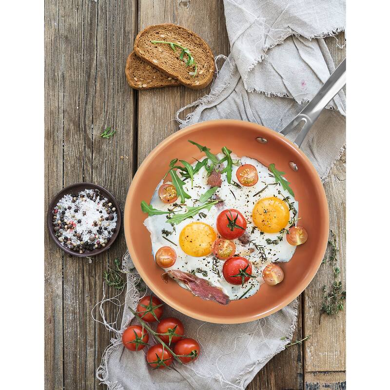 Gotham Steel 15 Piece Frying Pan and Pot Nonstick Cookware Set