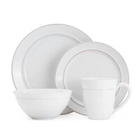 Shop Gibson Plaza Cafe 12 piece Dinnerware Set in White Solid Color ... Shop Gibson Plaza Cafe 12 piece Dinnerware Set in White Solid Color ...