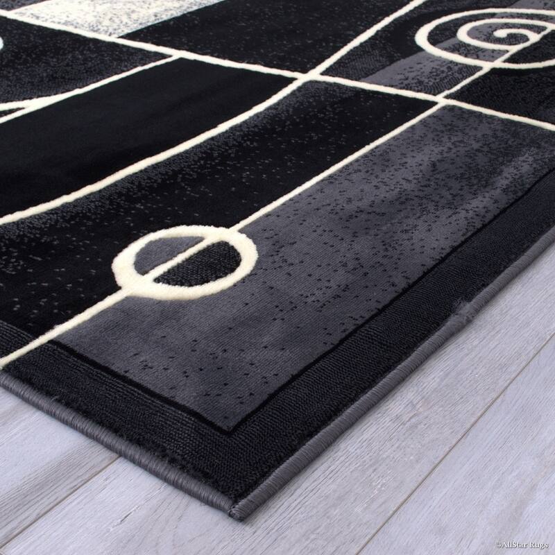 Allstar Combo Modern and Chic Swirl Design Rug