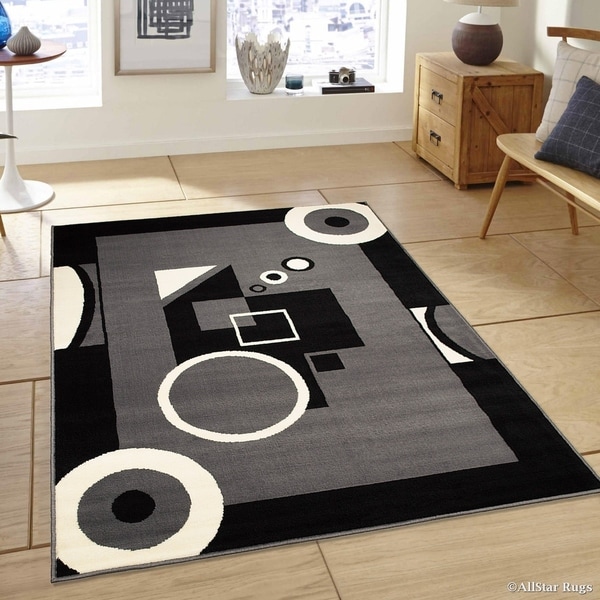 Allstar Ultra-soft Modern Geometric Design Rug