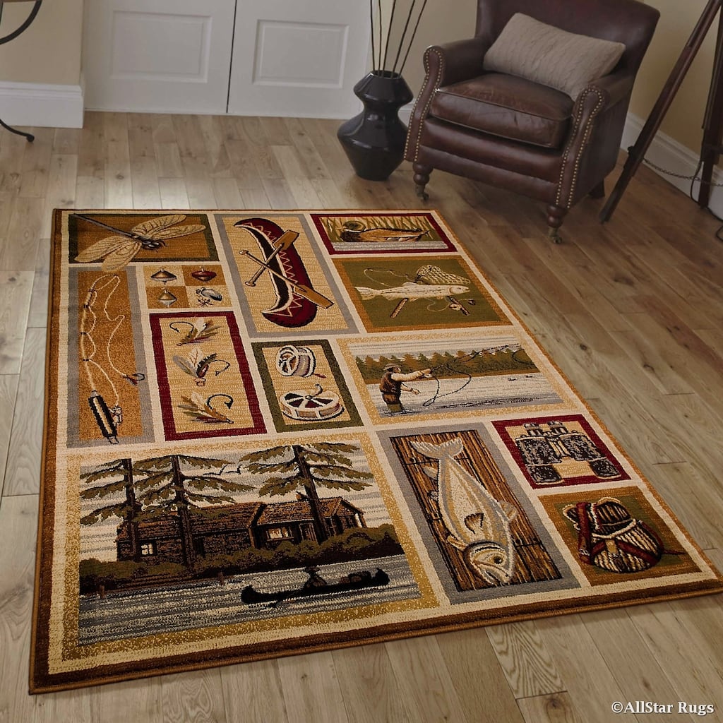Allstar Rustic Lodge Assorted Collection Rug
