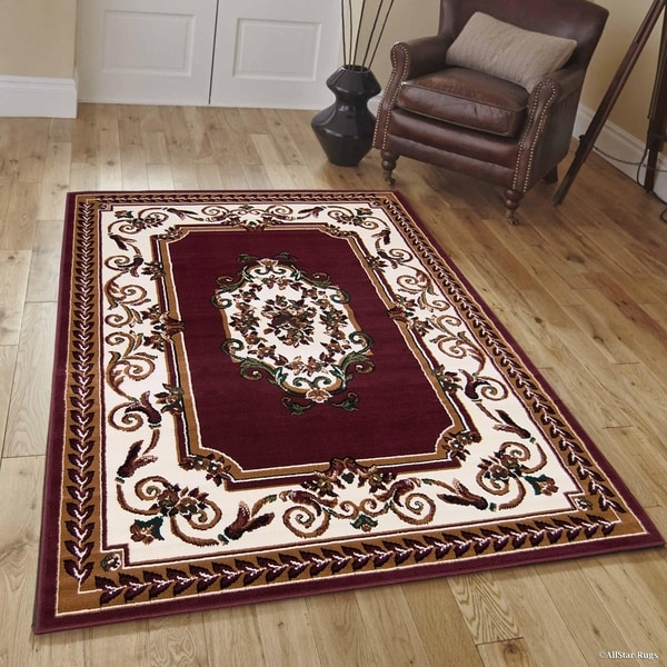 Allstar Woven Traditional Persian Floral Design Rug