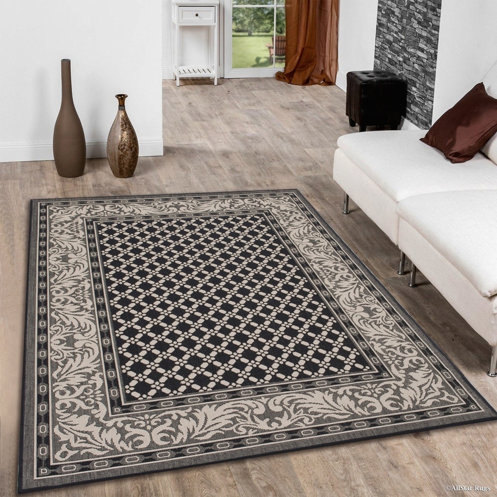 Contemporary Trellis Indoor/Outdoor Area Rug - 7' 10 x 10