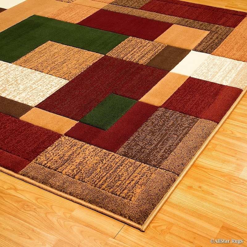 Allstar Chic Geometric Shape Design Rug