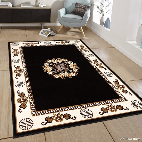 Allstar Woven Traditional Persian Floral Design Rug