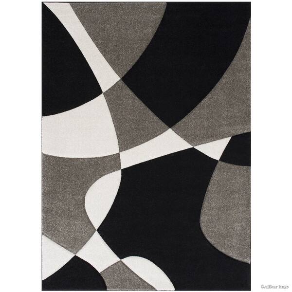 Shop Allstar Woven Abstract Colorblock Modern Design Rug