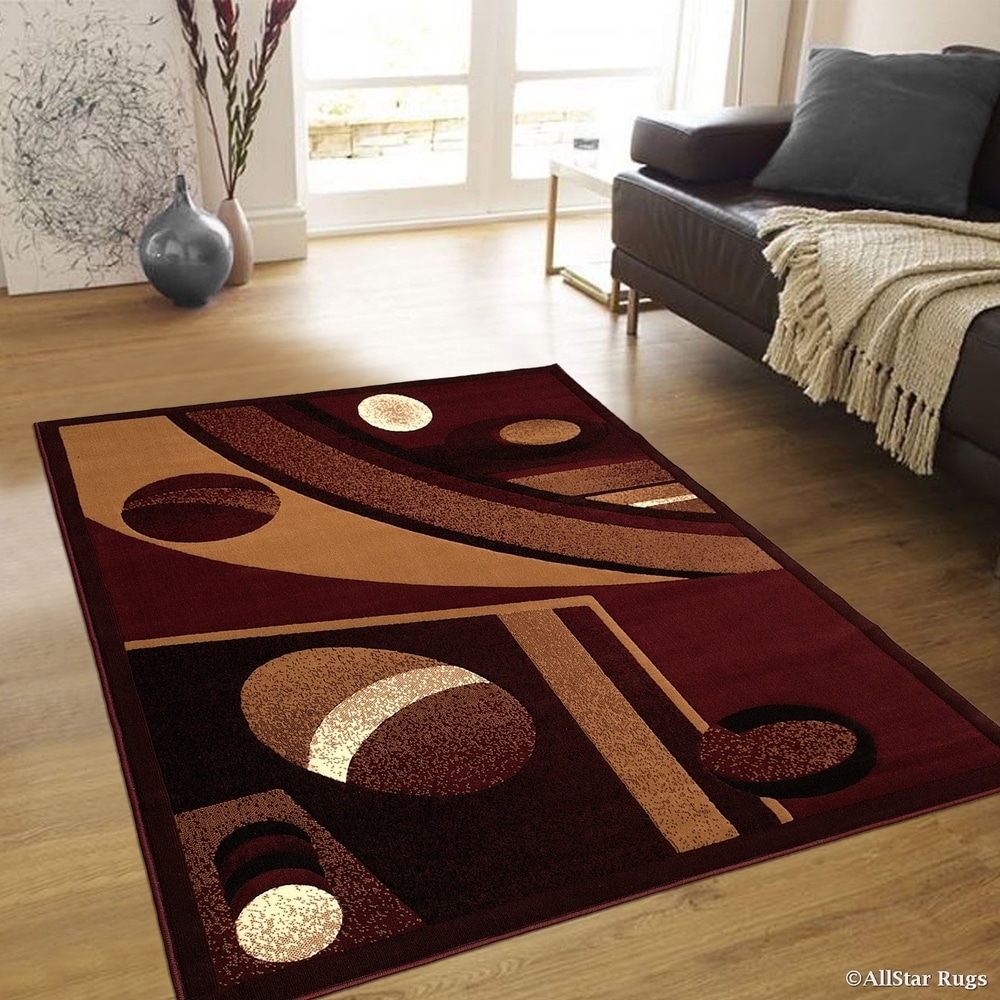 Allstar Rugs Brown Area Rug Size: 5'2 inch x 7'2 inch