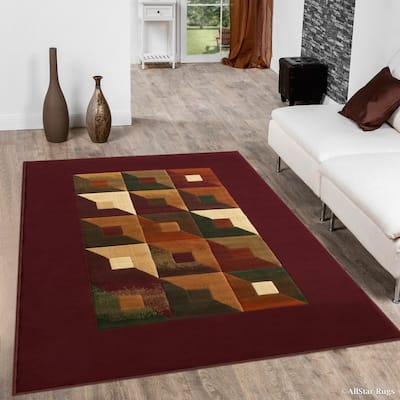 Allstar Modern Block Design Rug