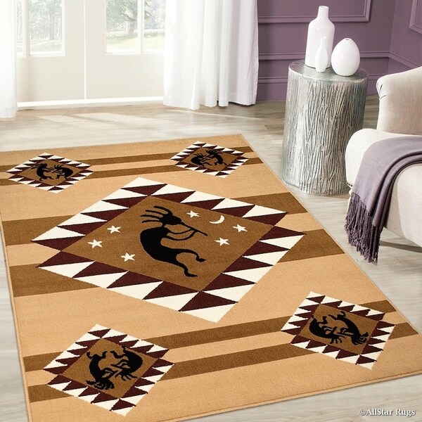 Allstar Berber Woven Southwestern Native Geometric Rug