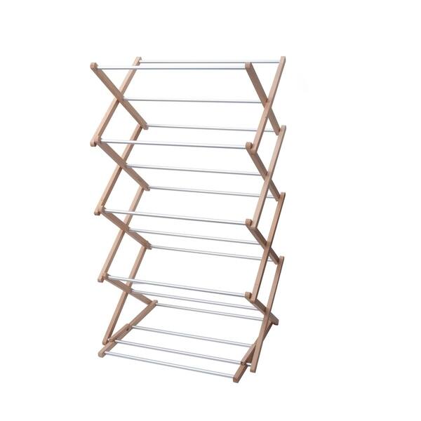 Wall-Mounted Wooden Drying Racks