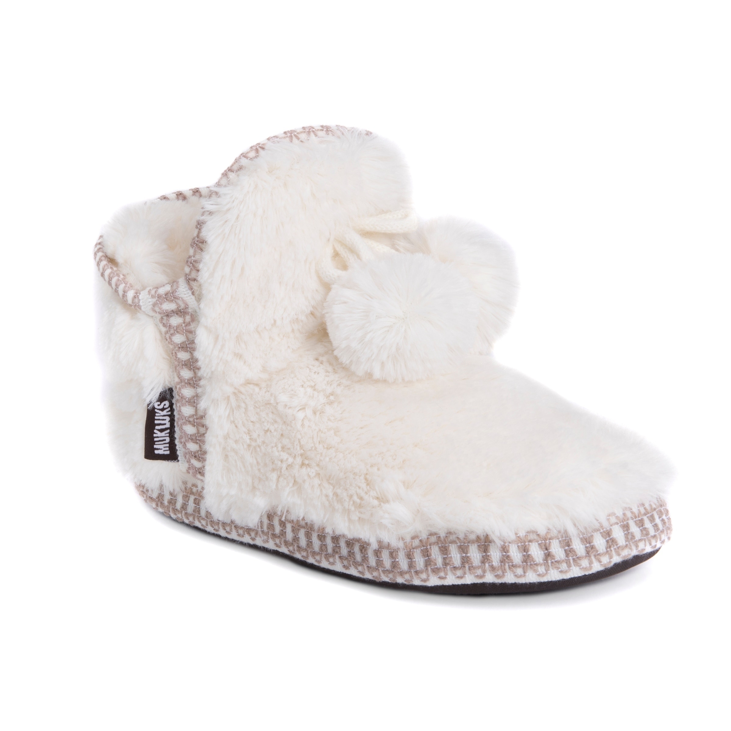 muk luks amira slipper boots with fur lining