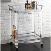 Alba Acrylic Server Cart by Greyson Living