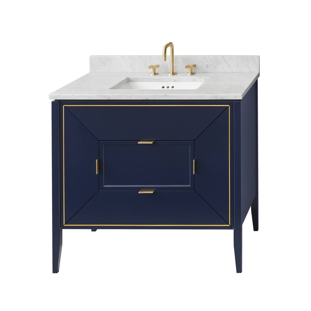 Ronbow 30" Amora Bathroom Vanity Cabinet Base in Navy