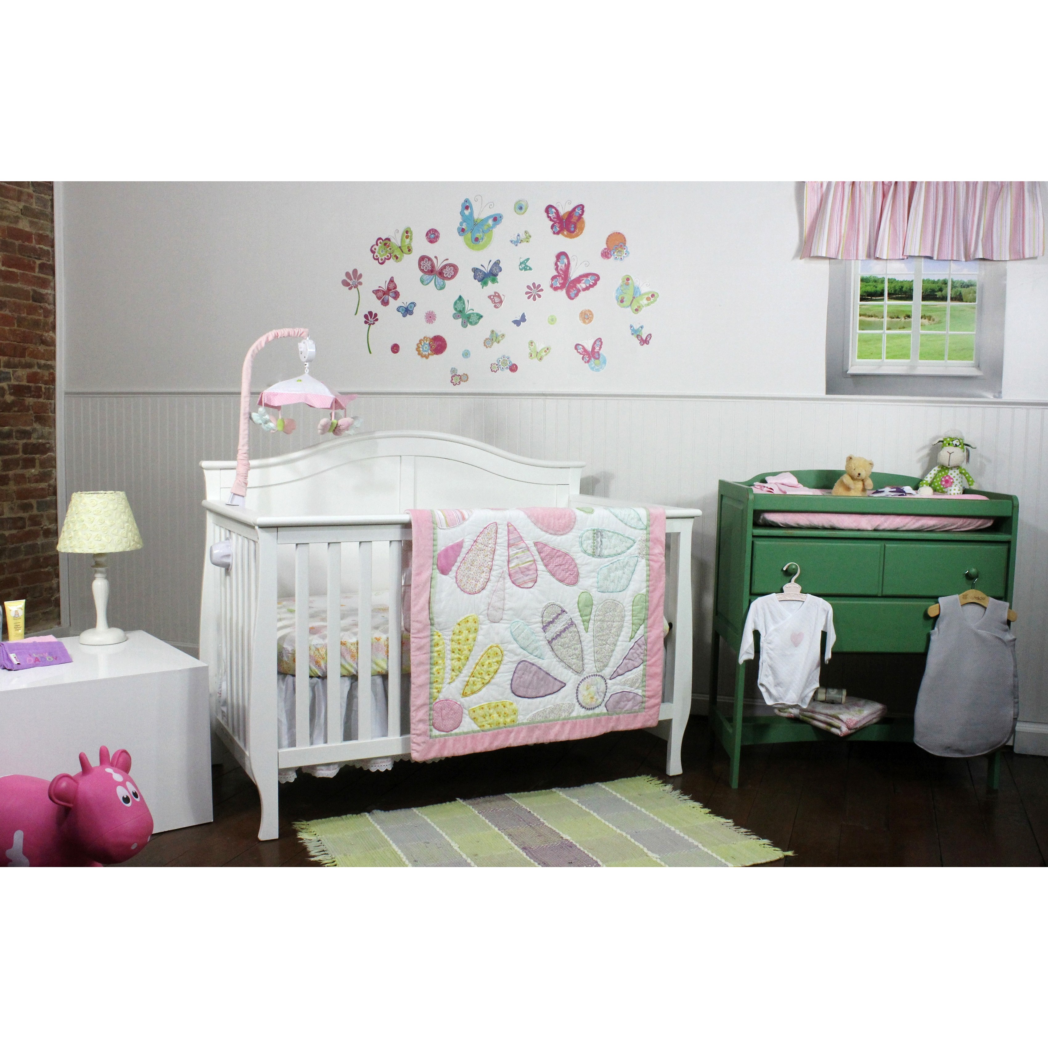 butterfly nursery bedding